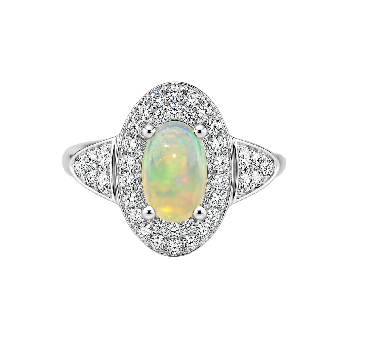 OPAL & DIAMOND RING