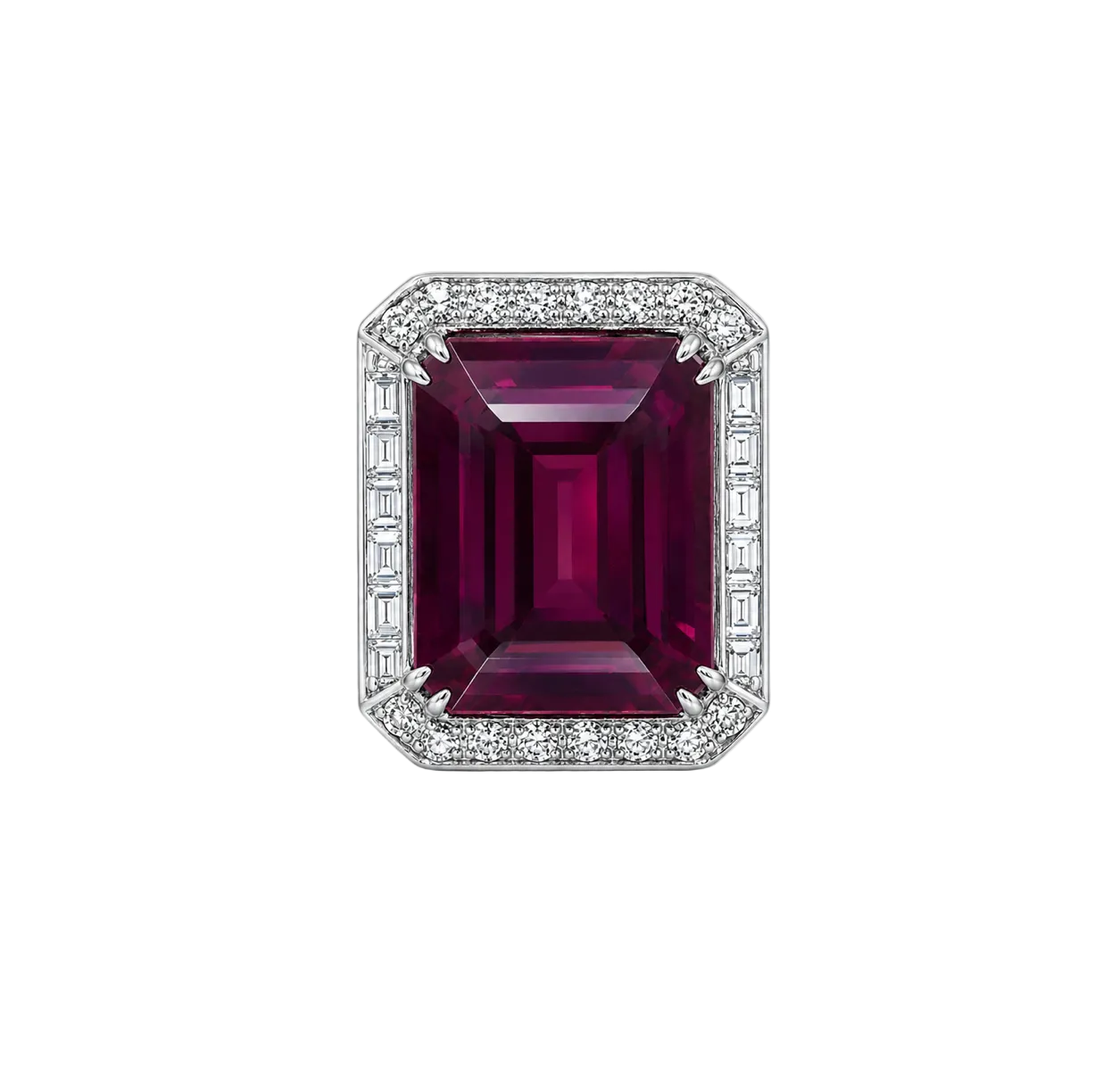 RUBY & DIAMOND COCKTAIL RING