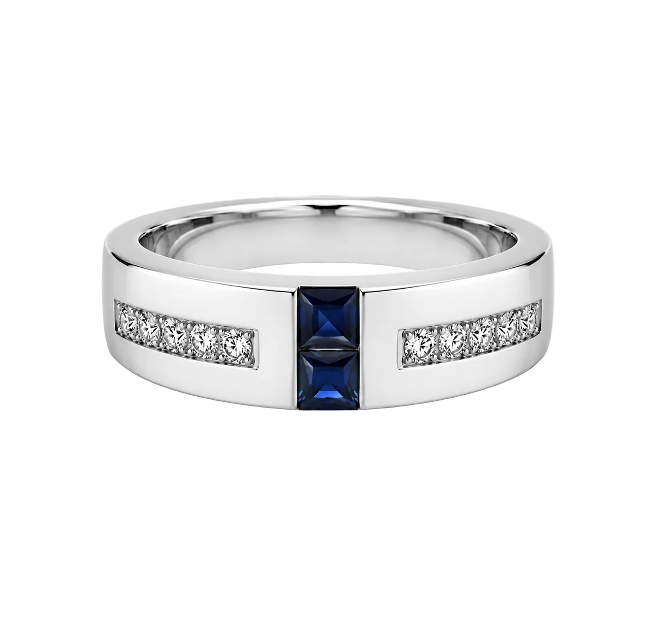 SAPPHIRE & DIAMOND RING