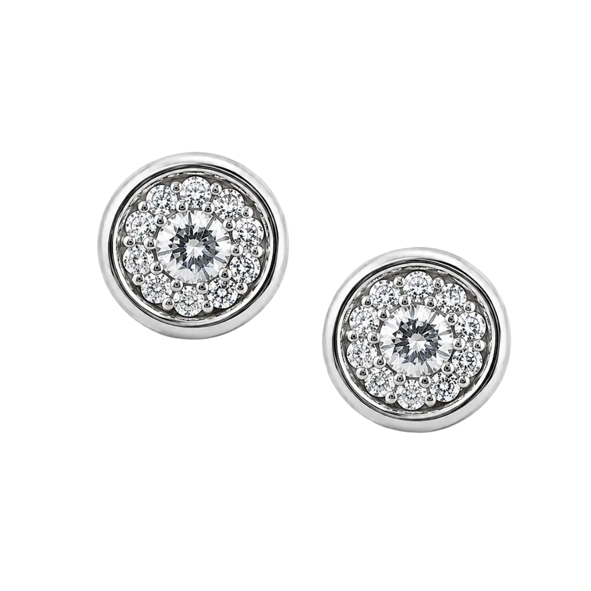 CZ CLUSTER STUDS