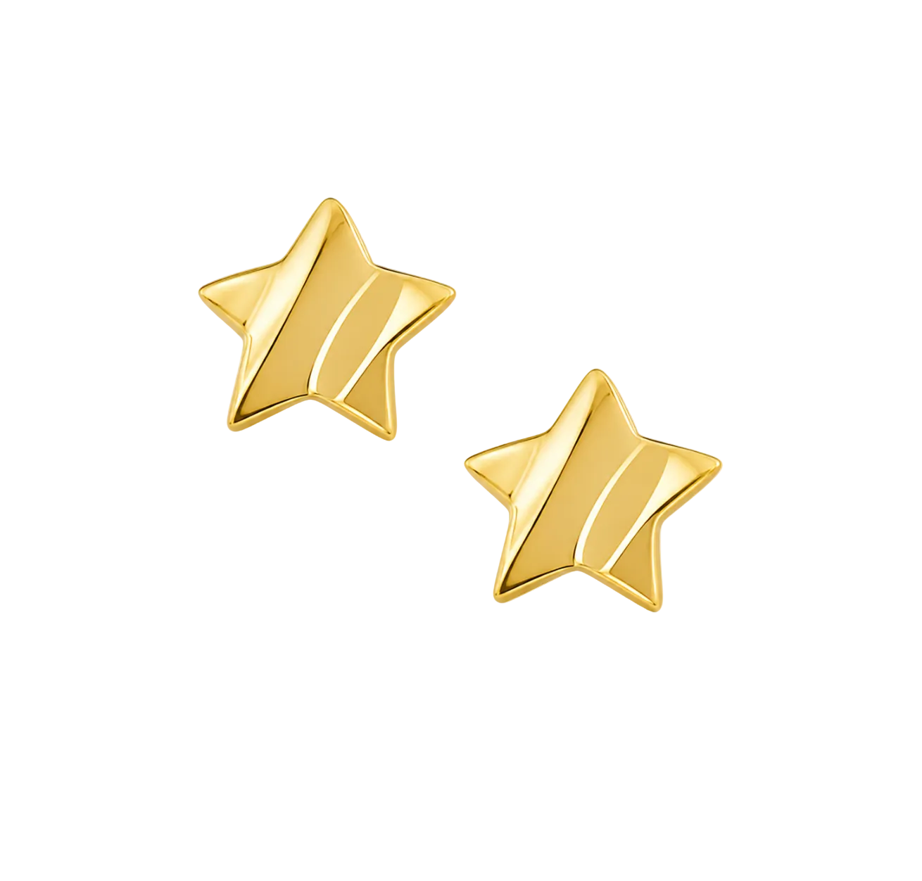 CONCAVED STAR STUDS