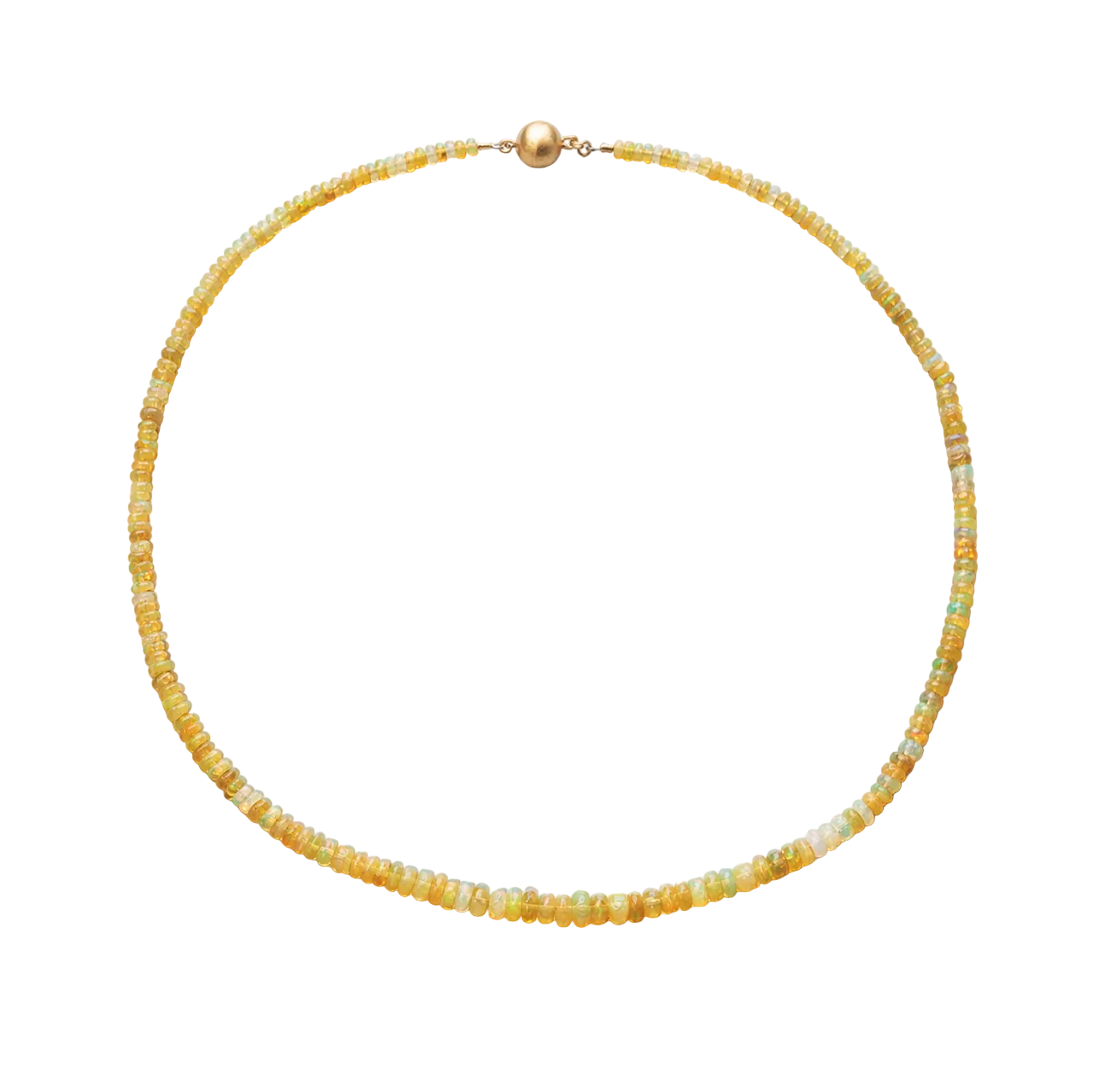 BEADED OPAL NECKLACE
