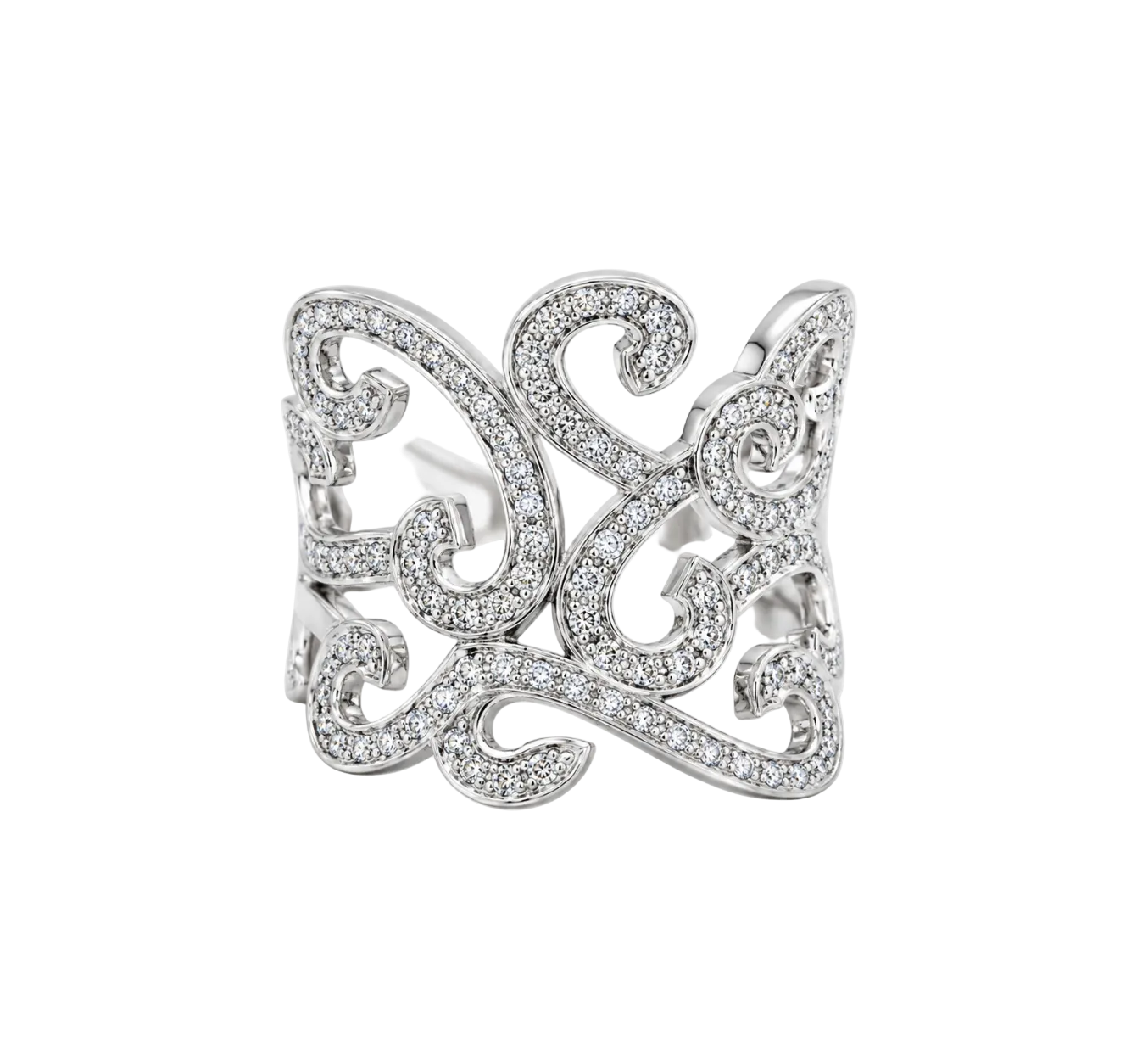 DIAMOND OPENWORK RING