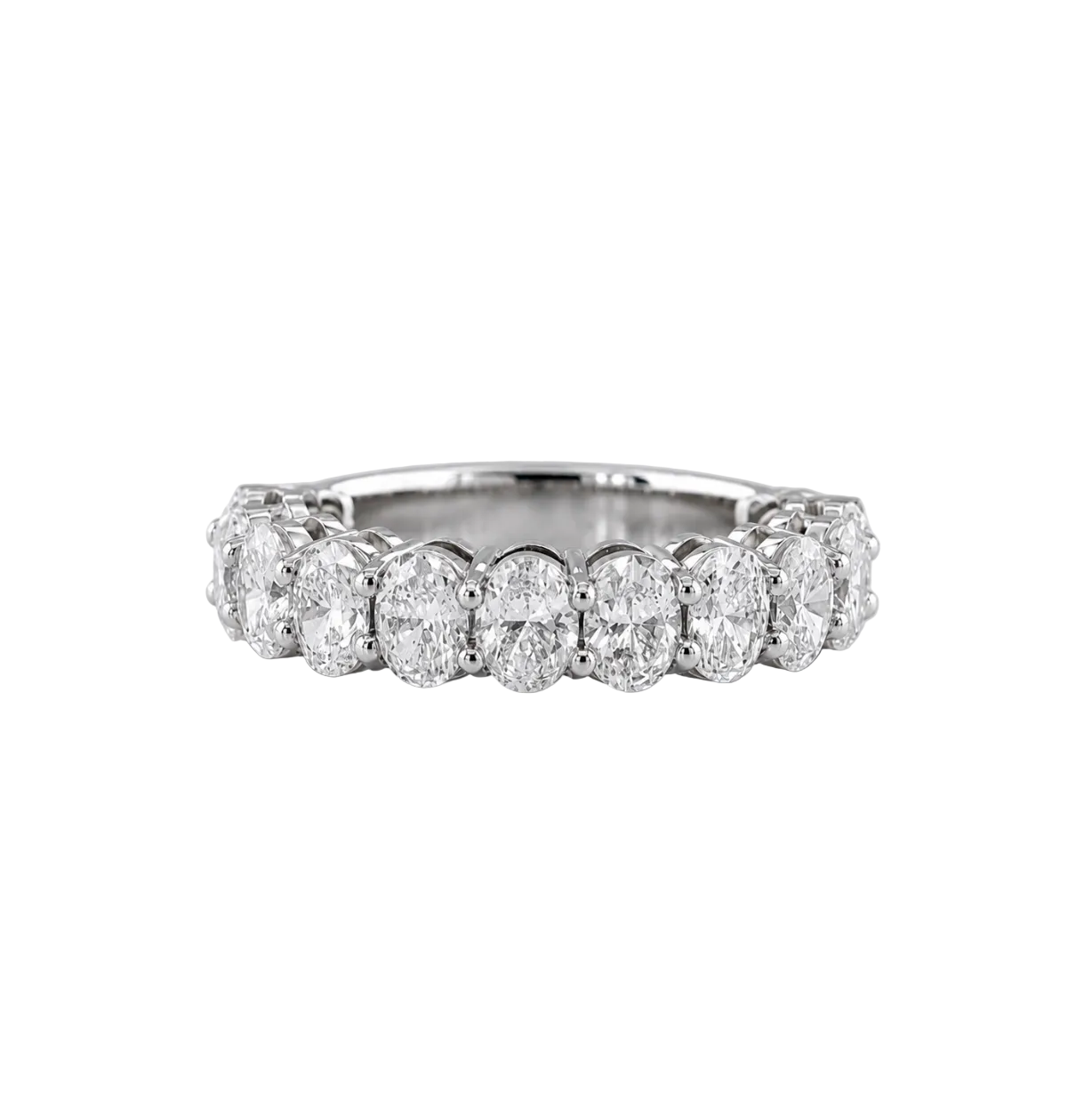 OVAL CUT DIAMOND ETERNITY BAND