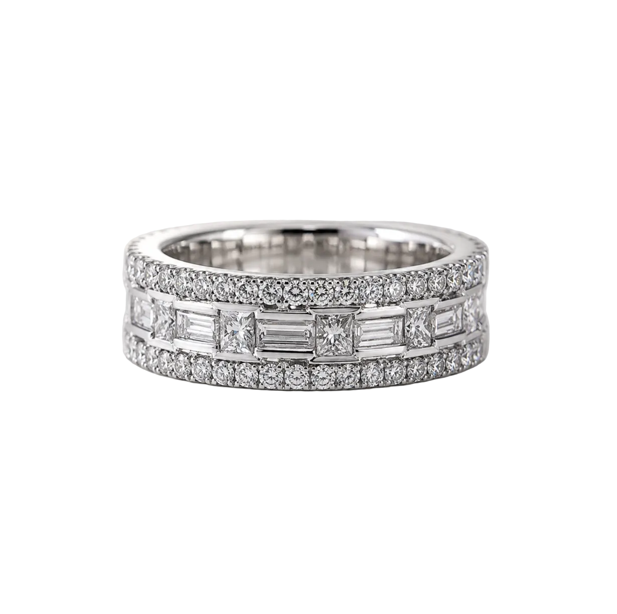 MULTI SHAPED DIAMOND ETERNITY BAND