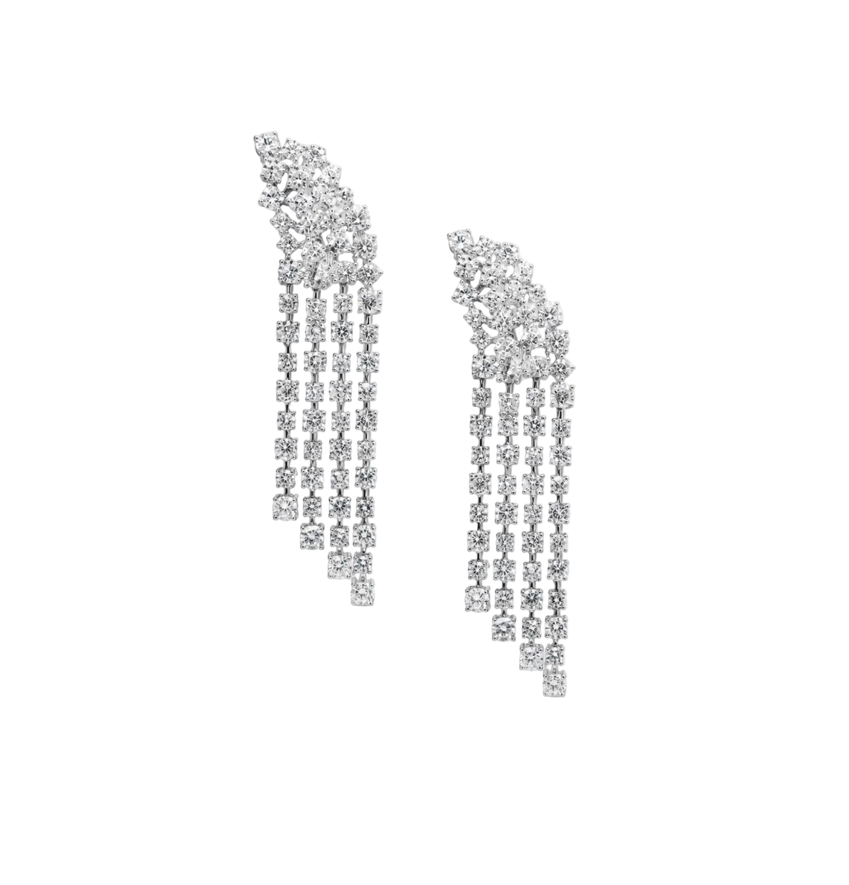 DIAMOND FRINGE EARRINGS