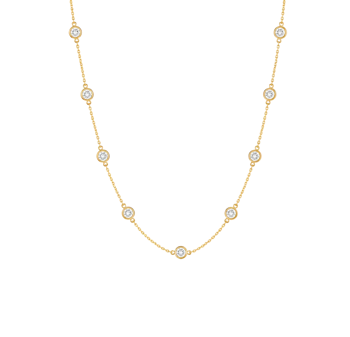 LAB DIAMOND BY THE YARD NECKLACE