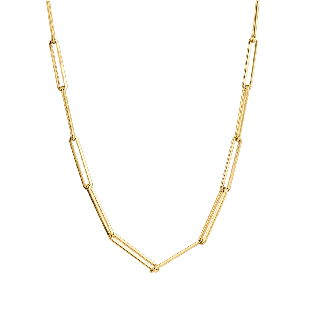 ELONGATED PAPERCLIP CHAIN