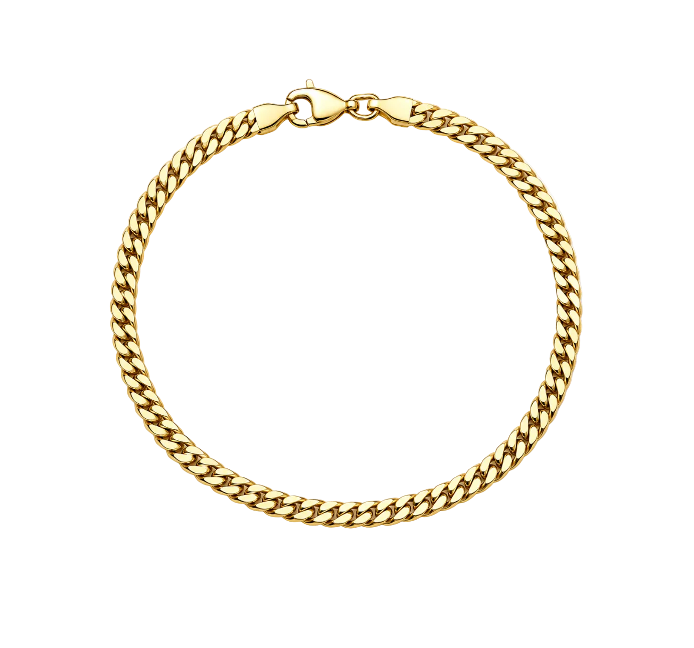 FLAT CURB LINK BRACELET