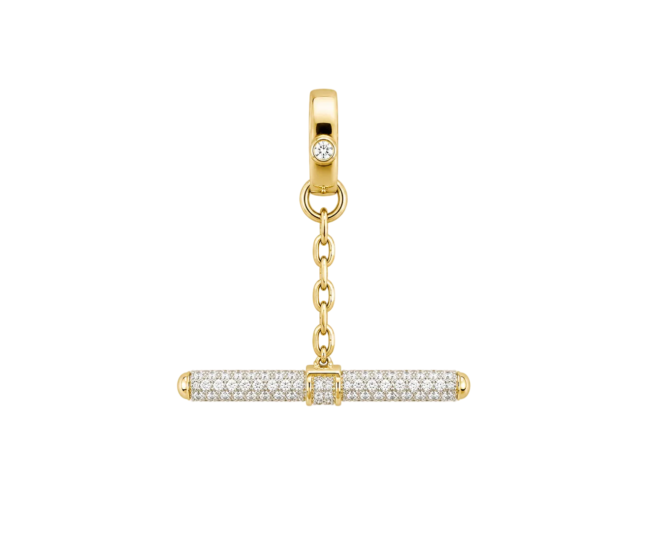 PAVÉ DIAMOND TOGGLE PENDANT