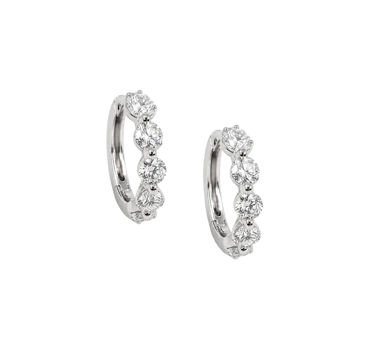 SMALL DIAMOND HUGGIES