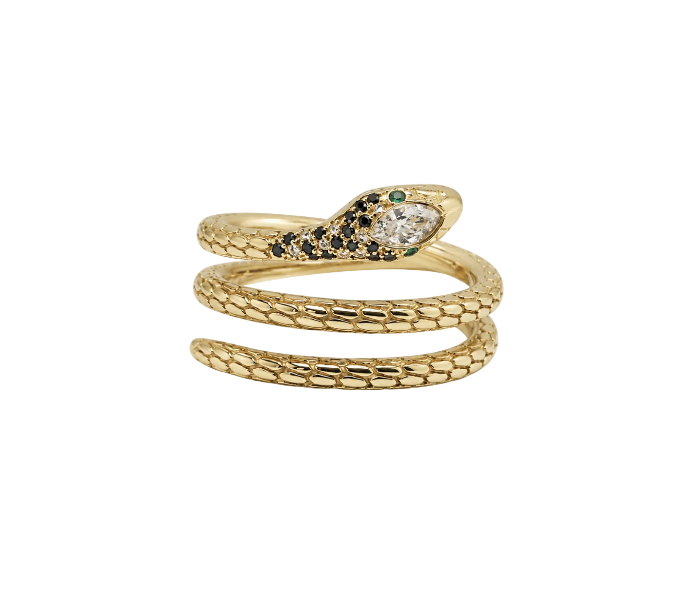 DIAMOND SNAKE WRAP RING
