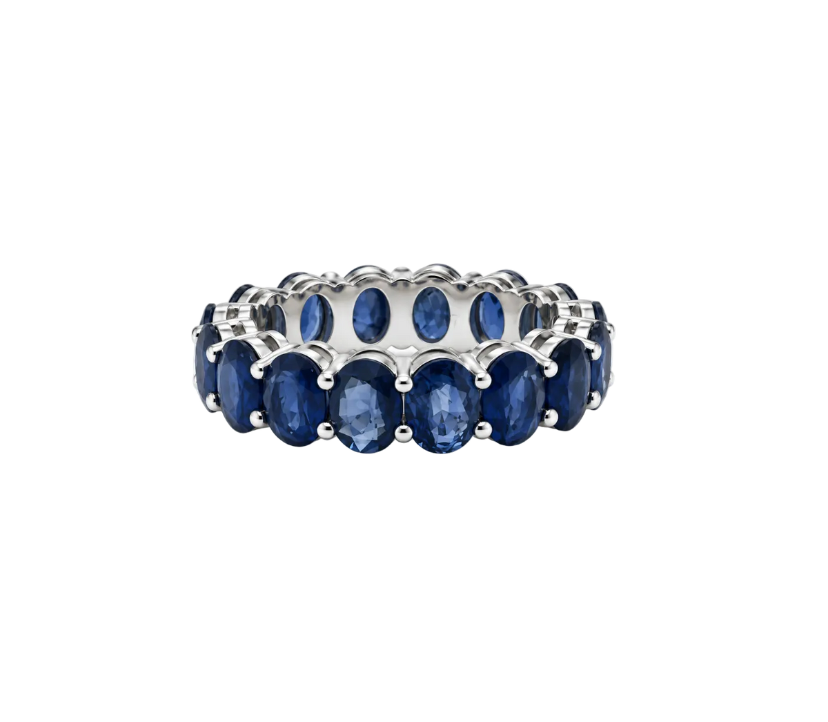 BLUE SAPPHIRE ETERNITY BAND