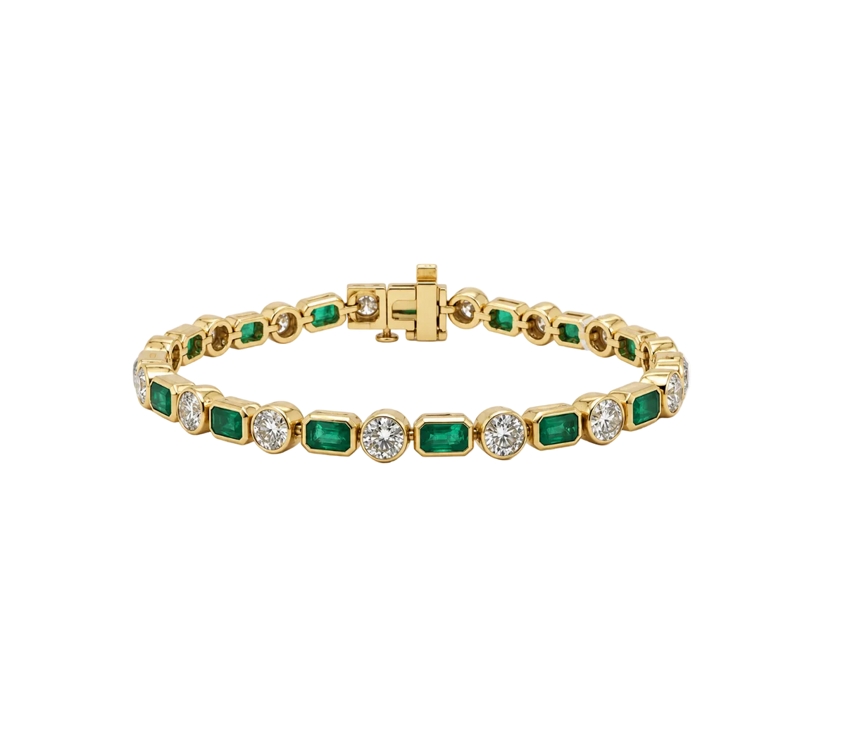 EMERALD & DIAMOND BRACELET