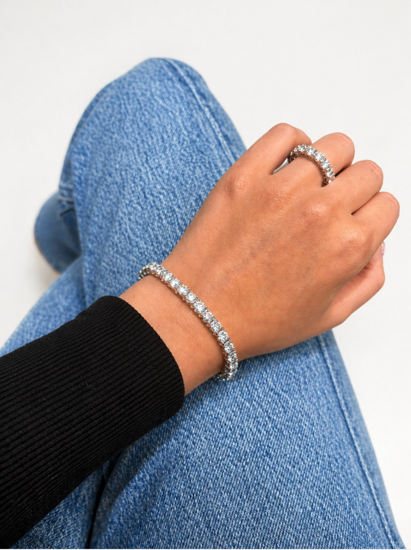 LAB DIAMOND TENNIS BRACELET