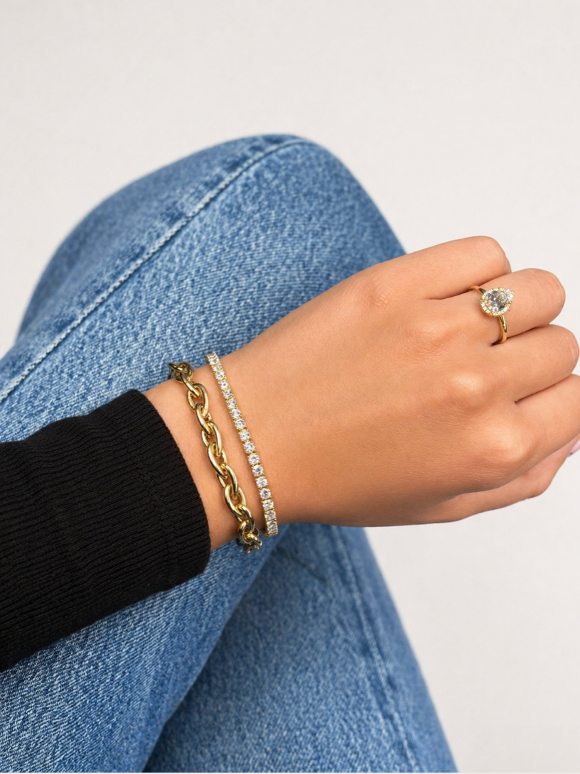 LAB DIAMOND TENNIS BRACELET