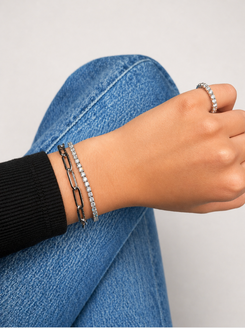 LAB DIAMOND TENNIS BRACELET
