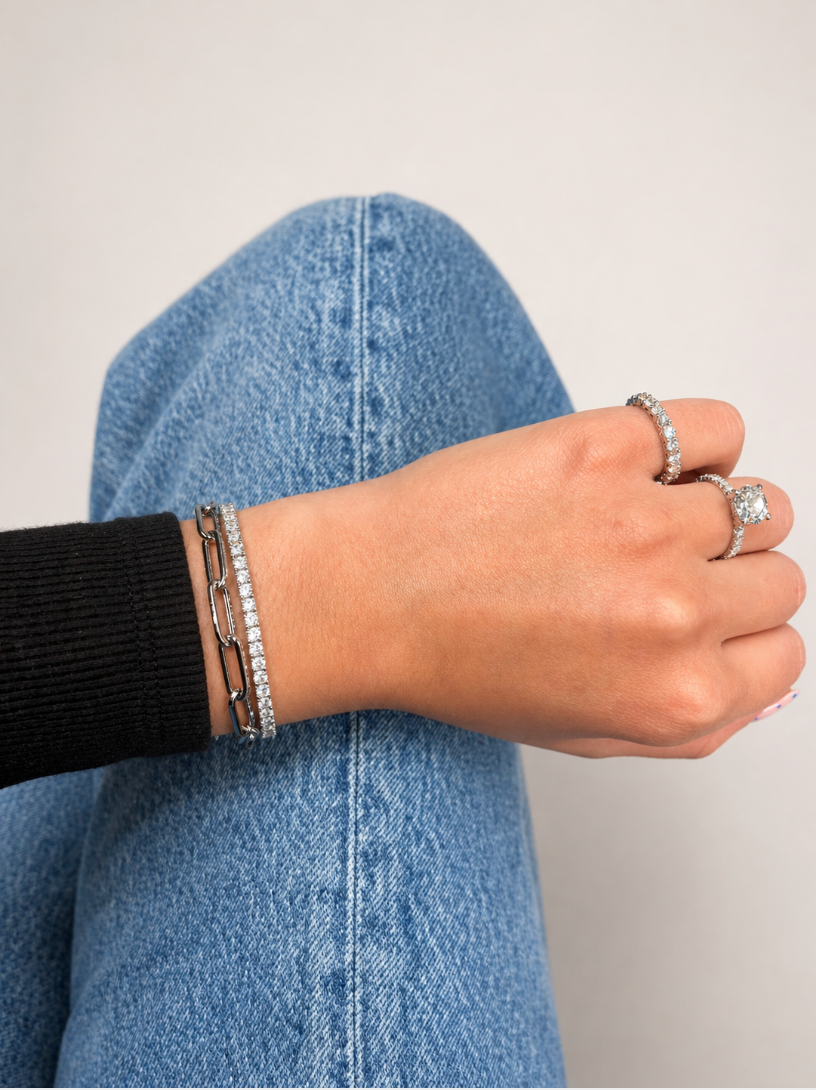 LAB DIAMOND TENNIS BRACELET