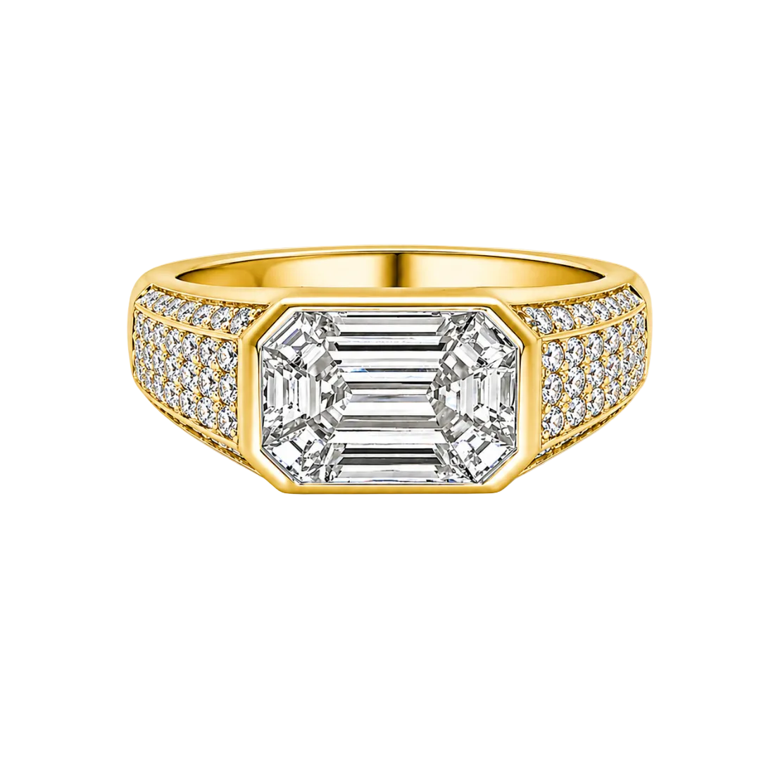 BAGUETTE & PAVÉ DIAMOND RING
