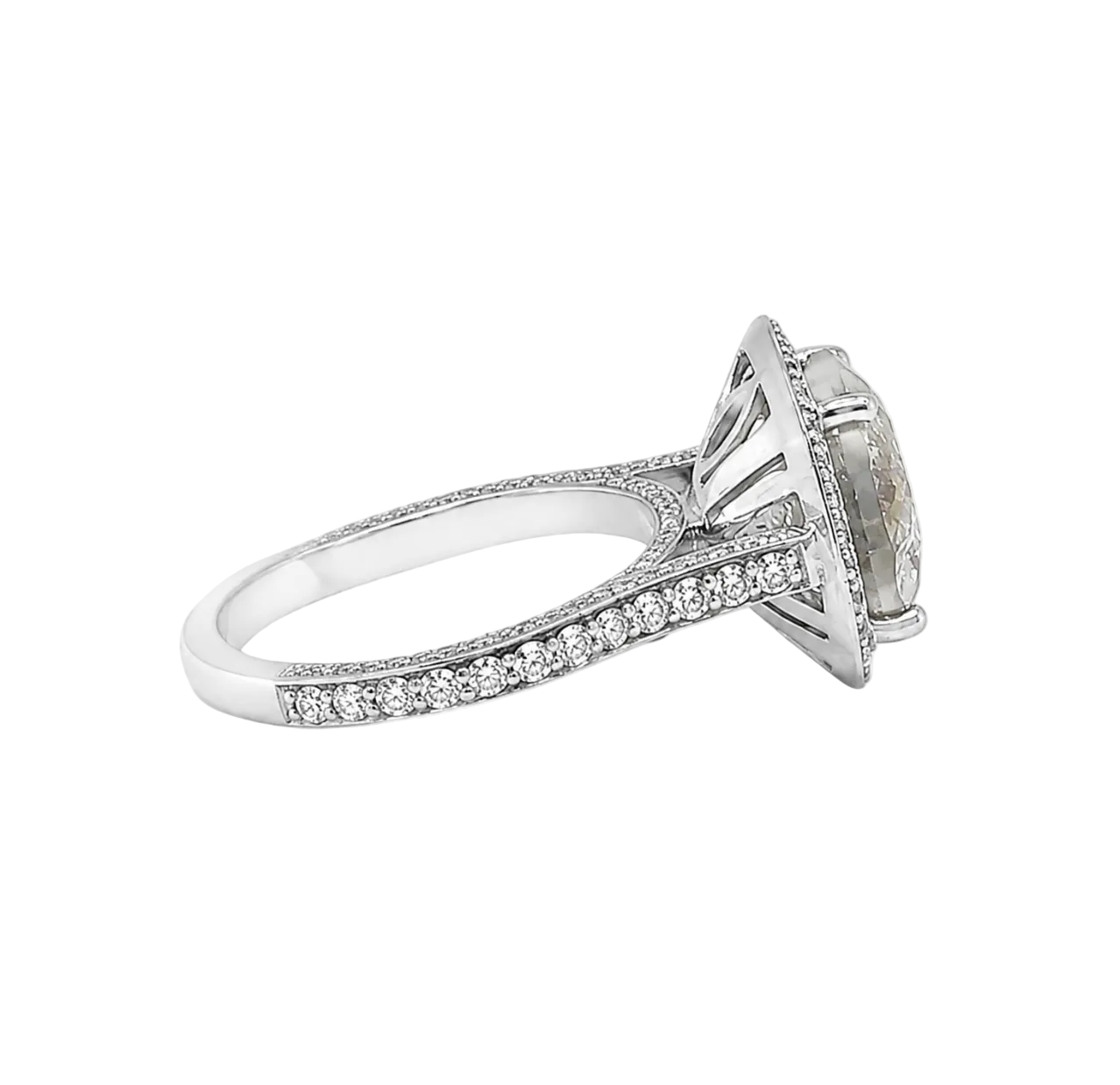 DIAMOND & DIAMOND HALO RING