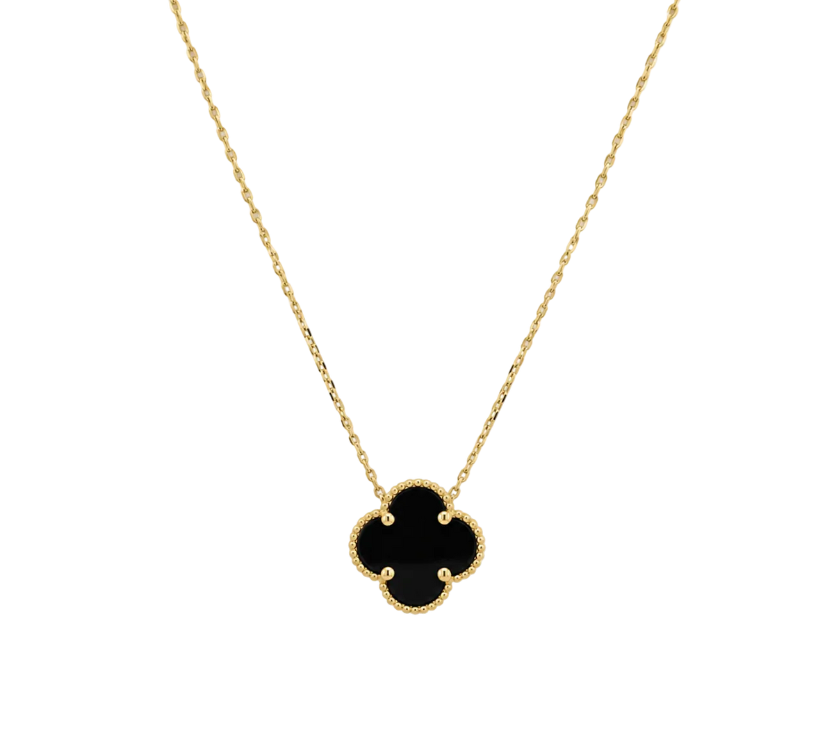 ENAMEL CLOVER NECKLACE