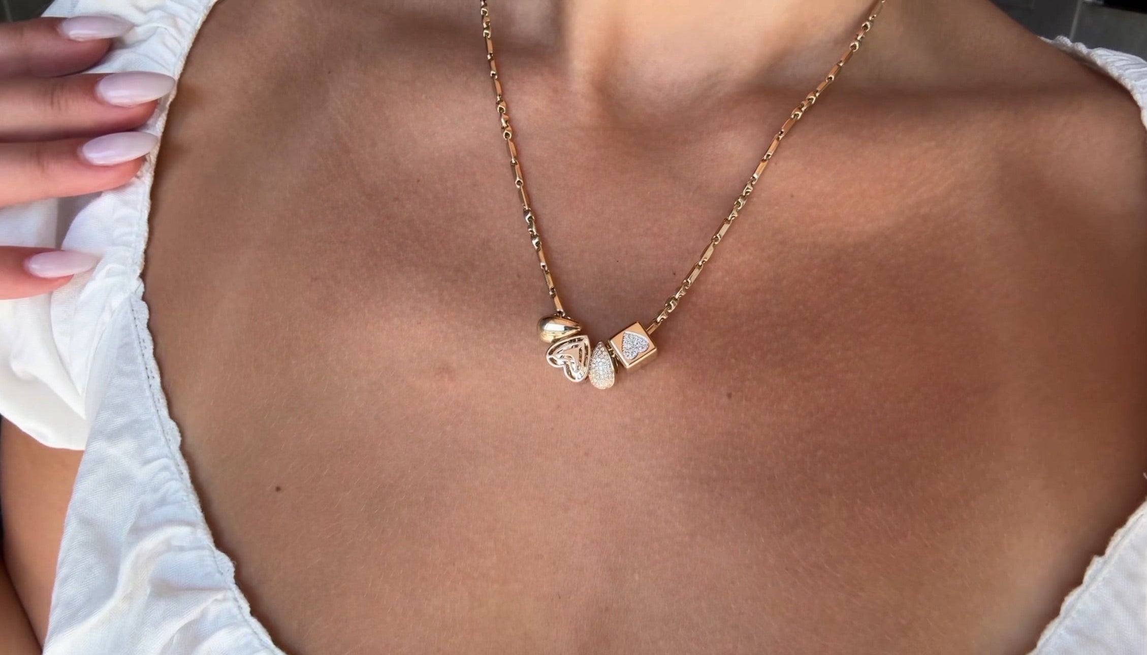 PAVÉ HEART SLIDER CHARM