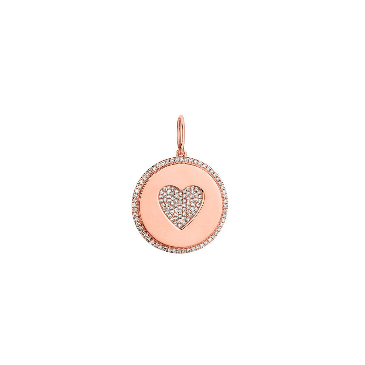 DIAMOND HEART CHARM