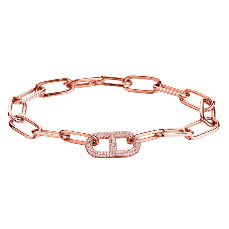 DIAMOND LINK CHAIN BRACELET