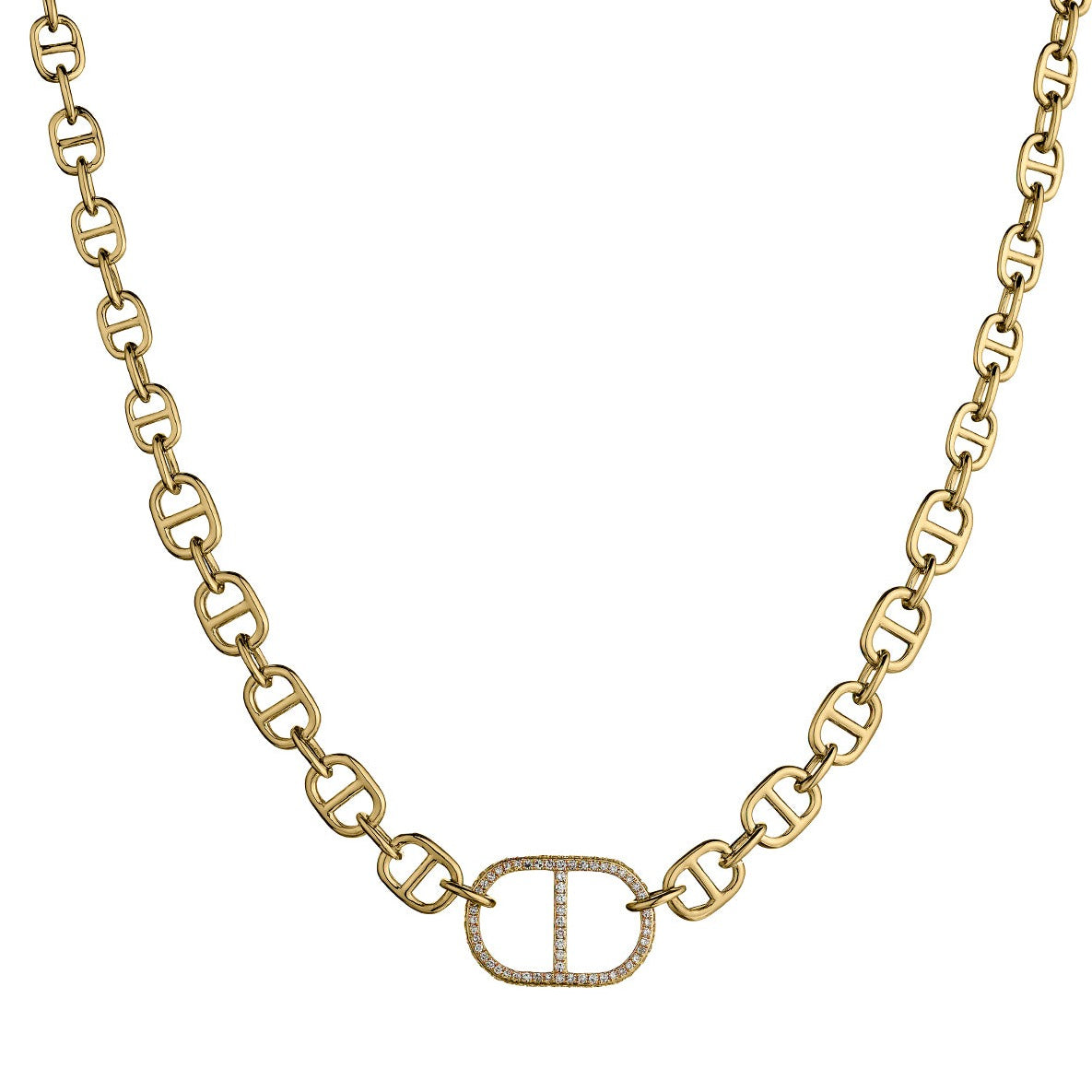 DIAMOND LINK CHAIN NECKLACE