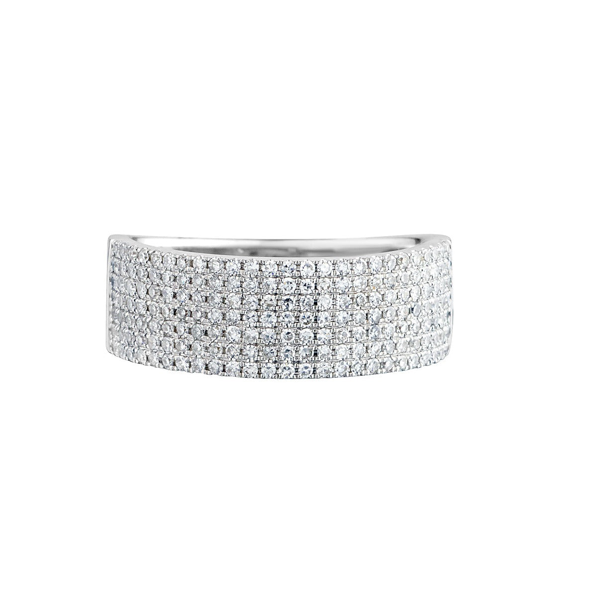 7 ROW PAVÉ DIAMOND BAND