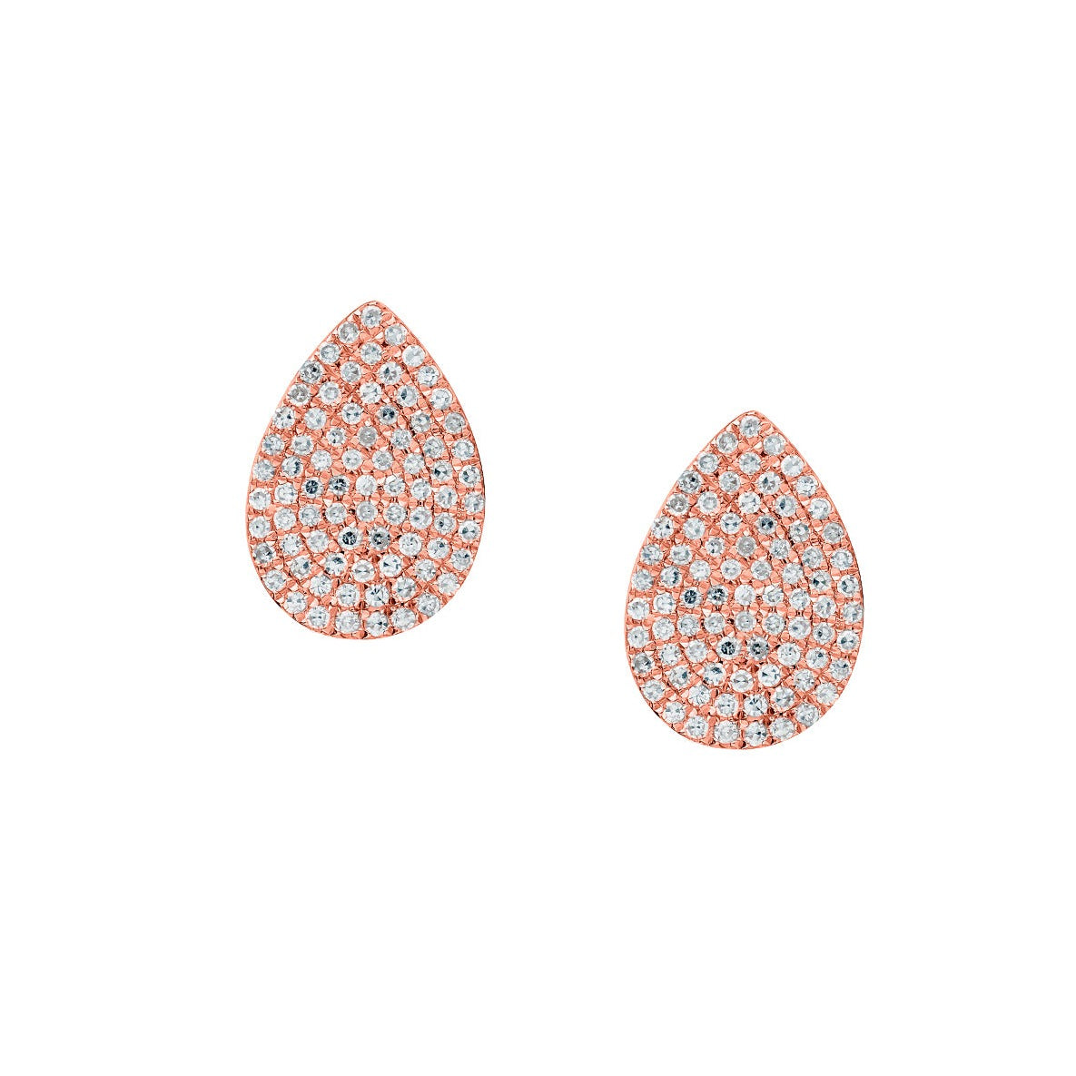 PAVÉ DIAMOND TEAR DROP STUDS