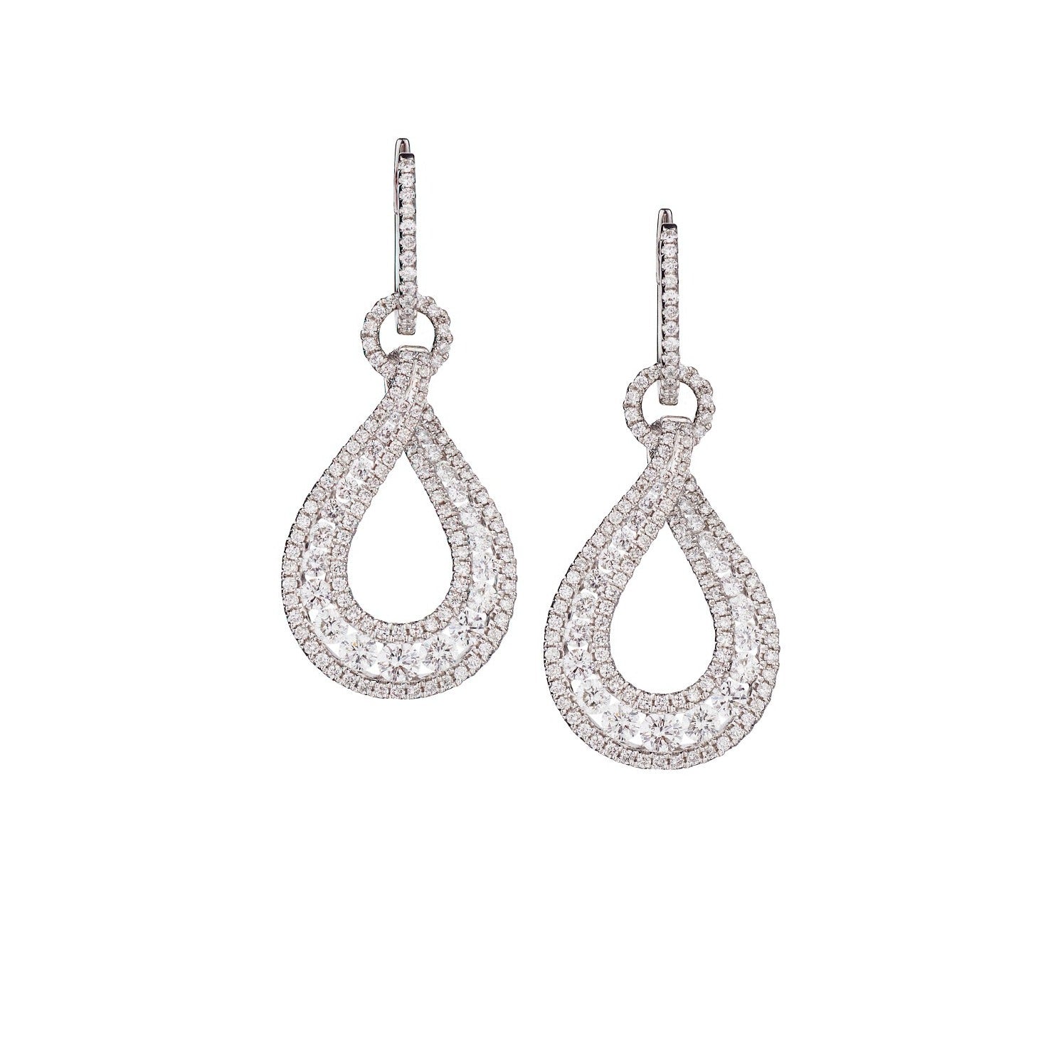 DIAMOND TEARDROP EARRINGS