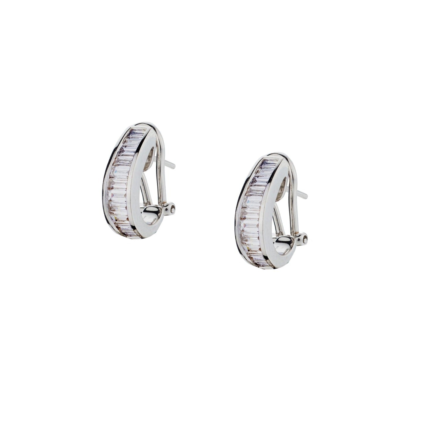 BAGUETTE DIAMOND EARRINGS