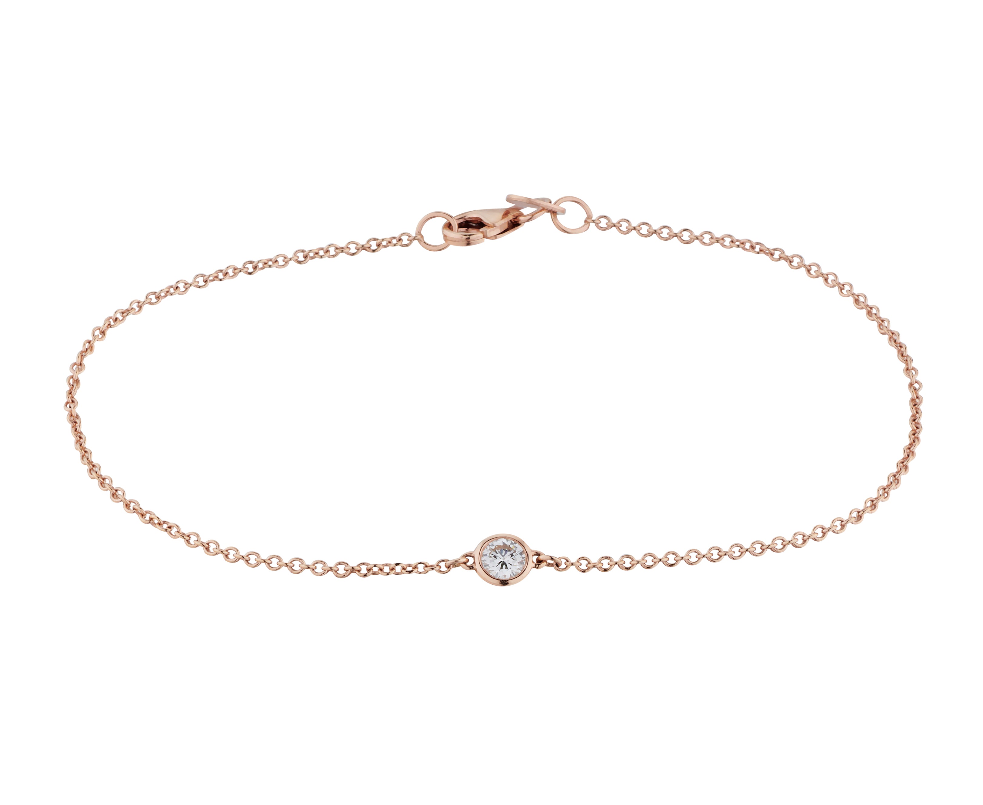 BEZEL SET DIAMOND BRACELET