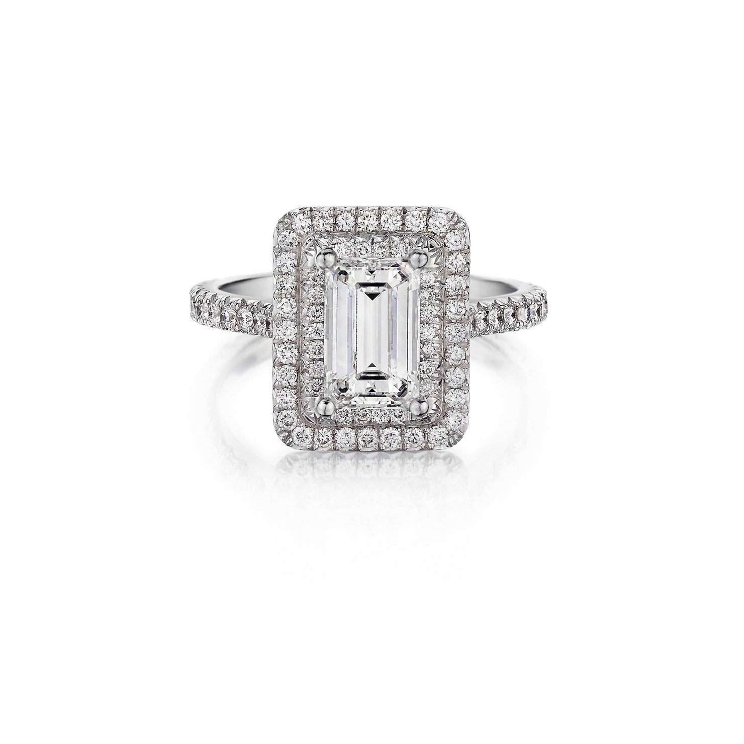 Emerald Cut Diamond Ring