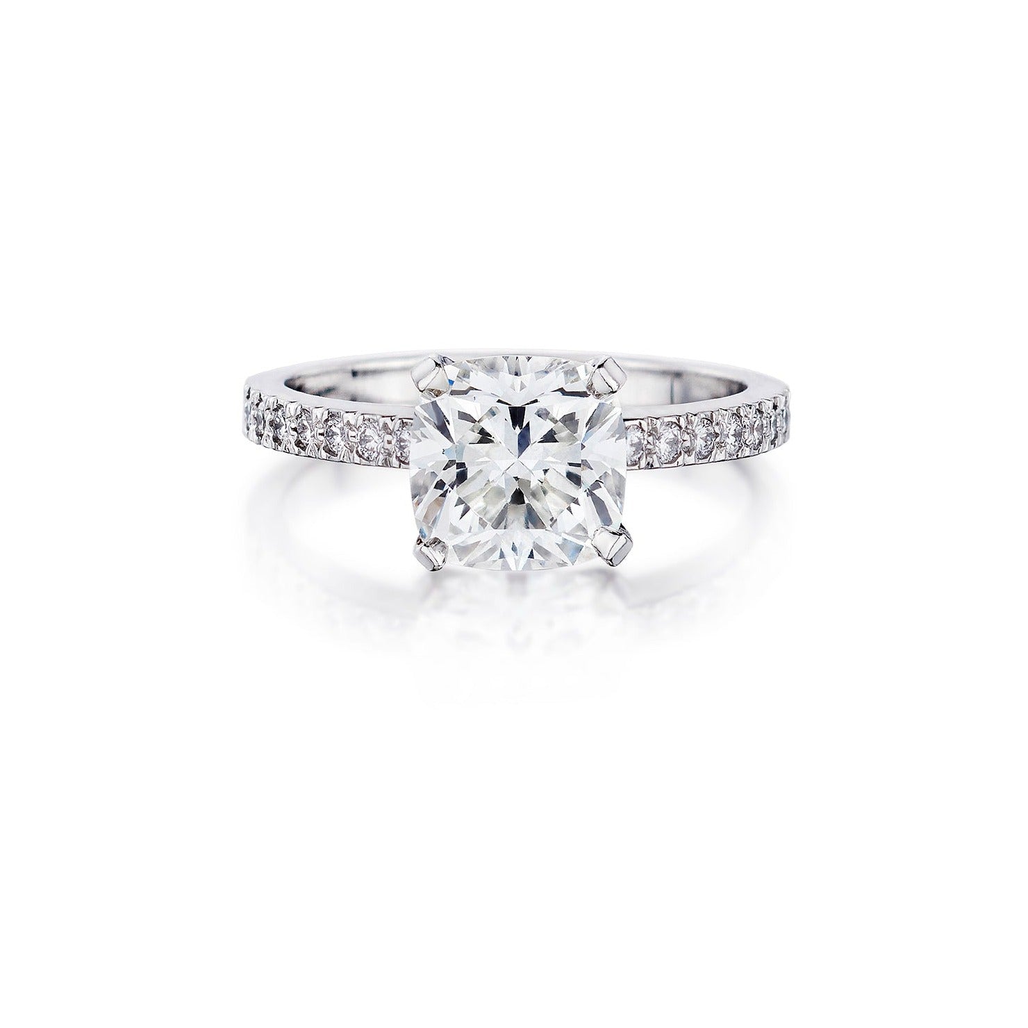 Cushion Cut Diamond Ring