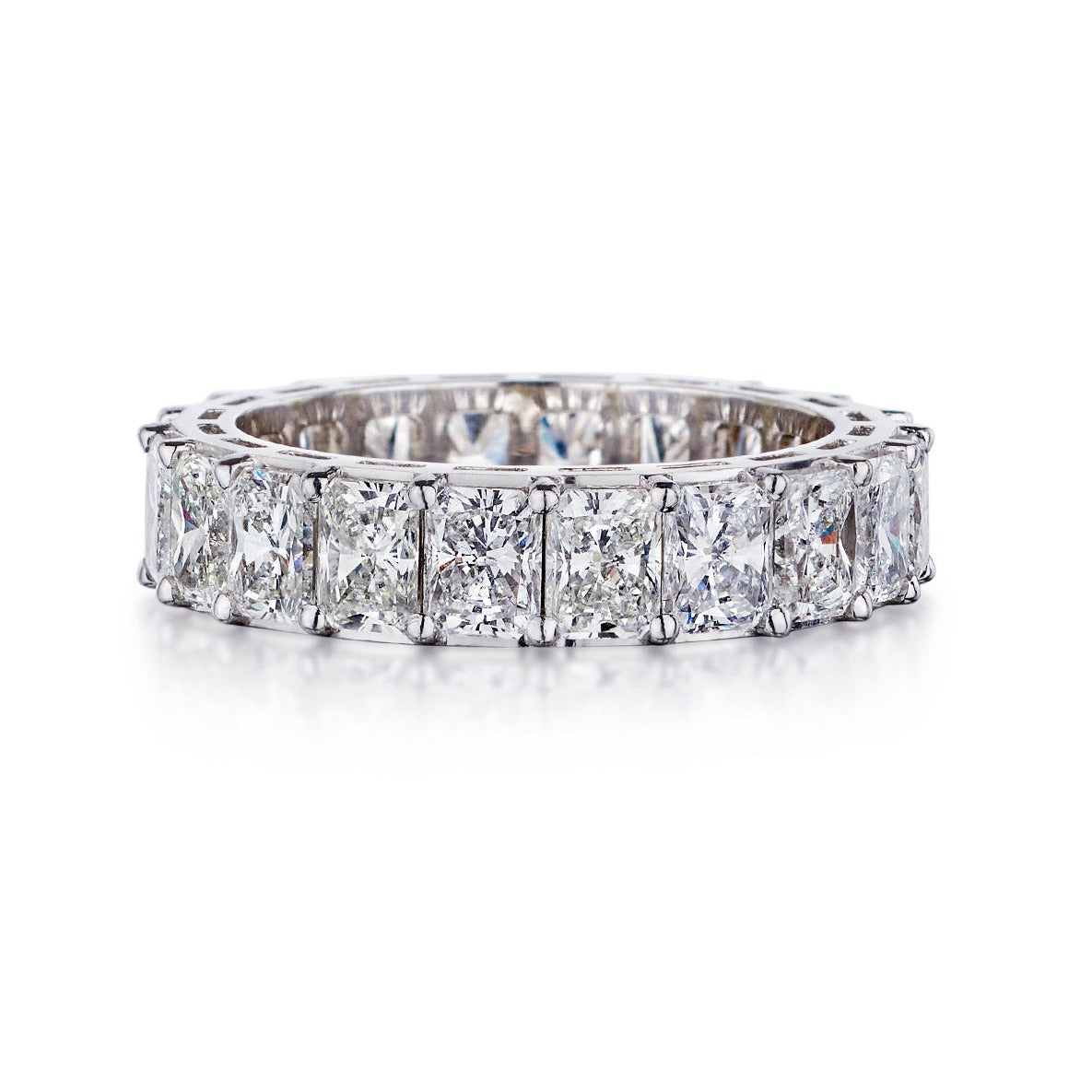 Radiant Cut Diamond Band