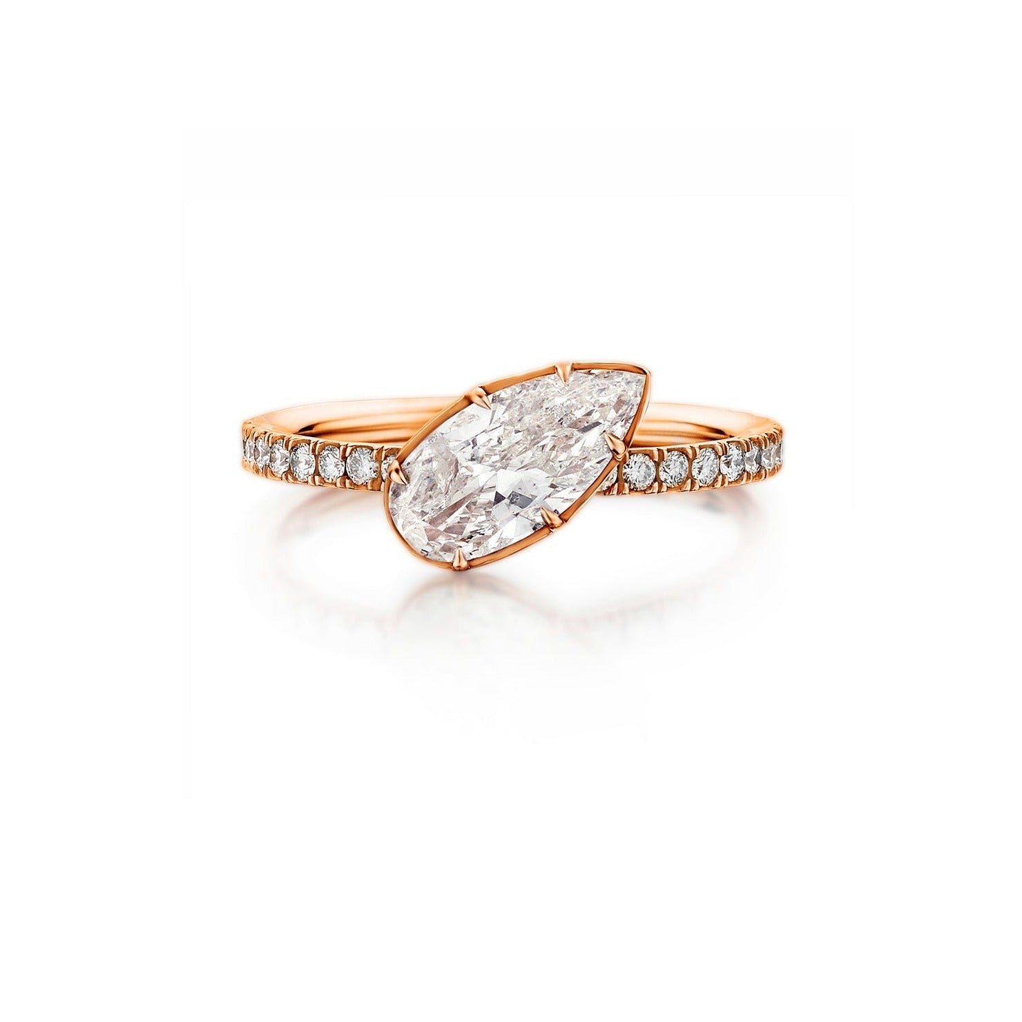 Pear Shape Diamond Ring