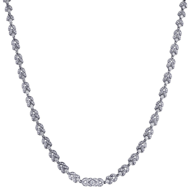 FLORAL DIAMOND NECKLACE