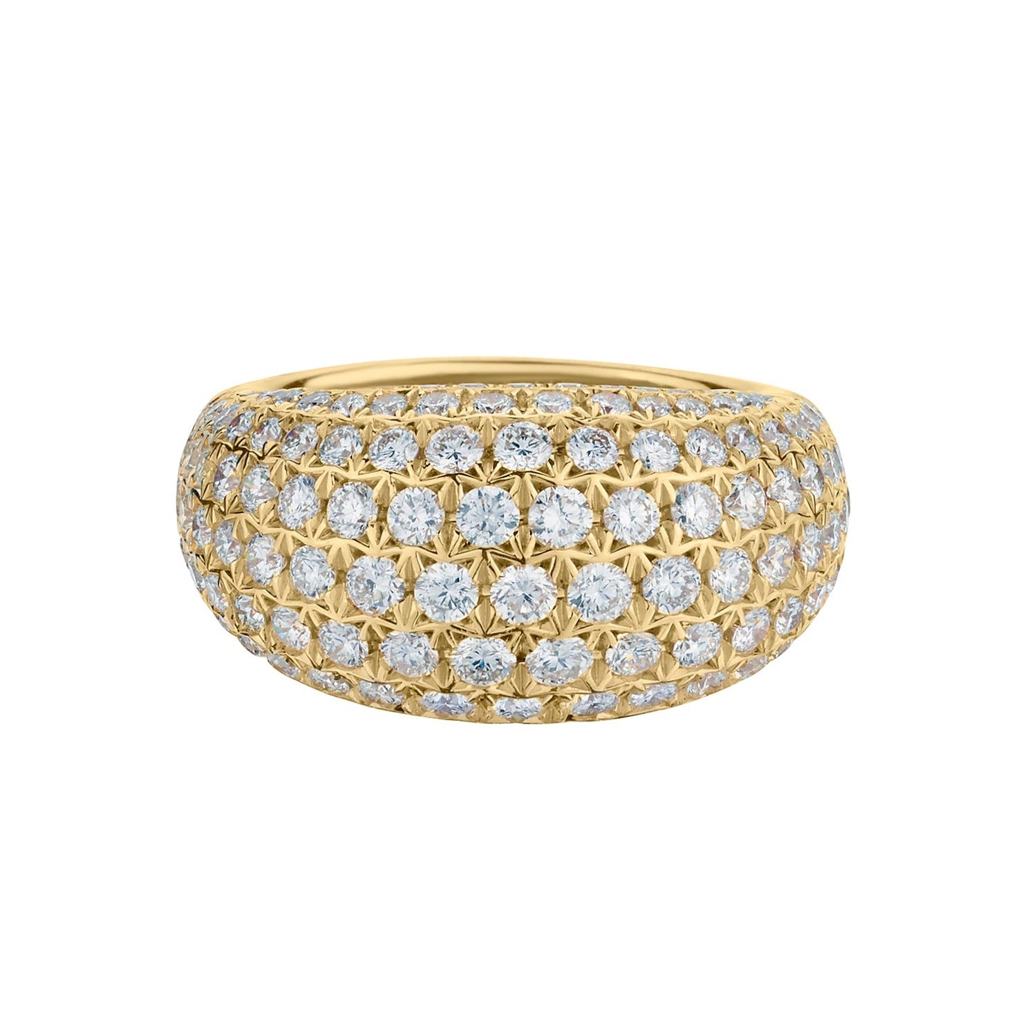 PAVÉ DOMED RING