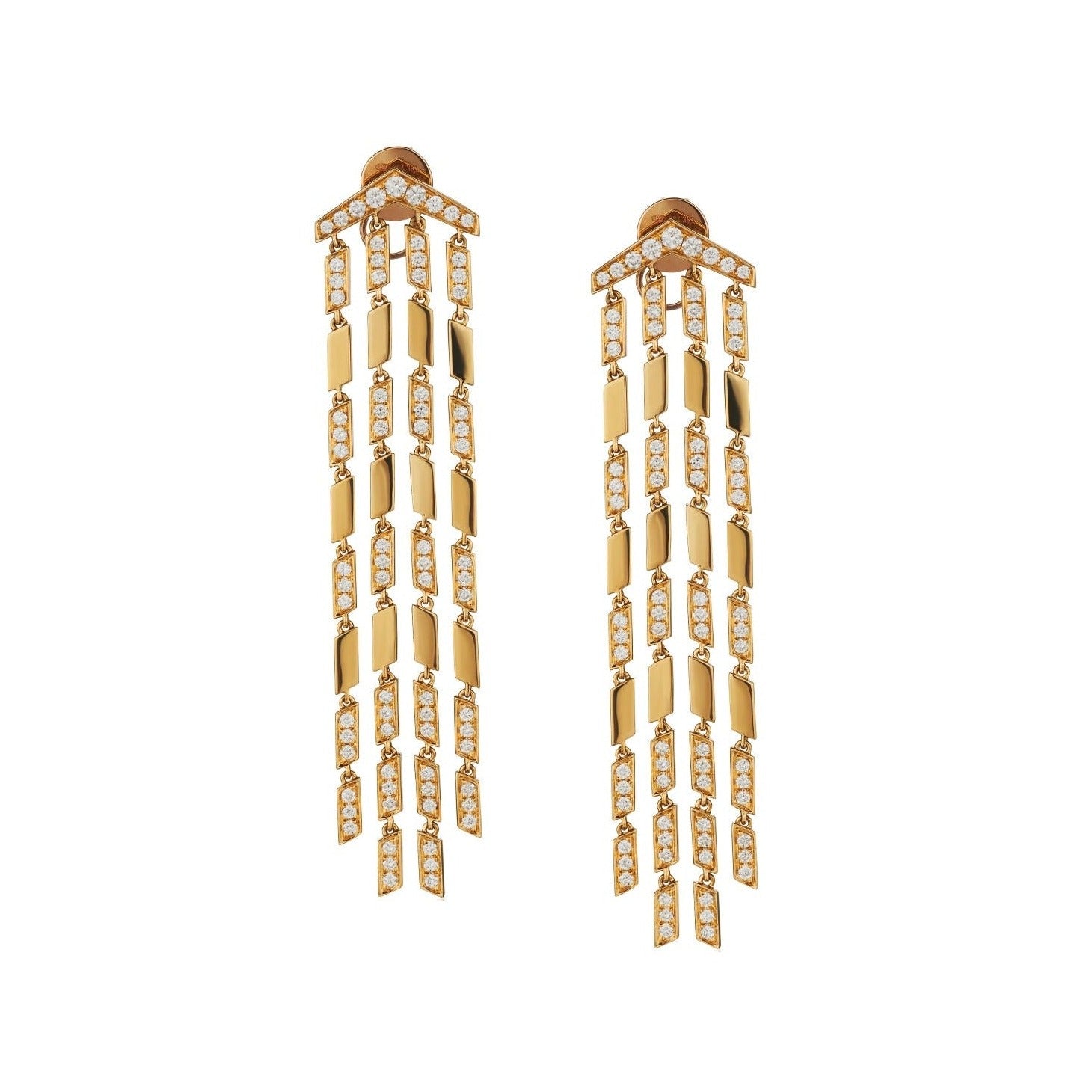 DIAMOND MULTI-STRAND EARRINGS