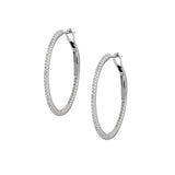 DIAMOND HOOP EARRINGS