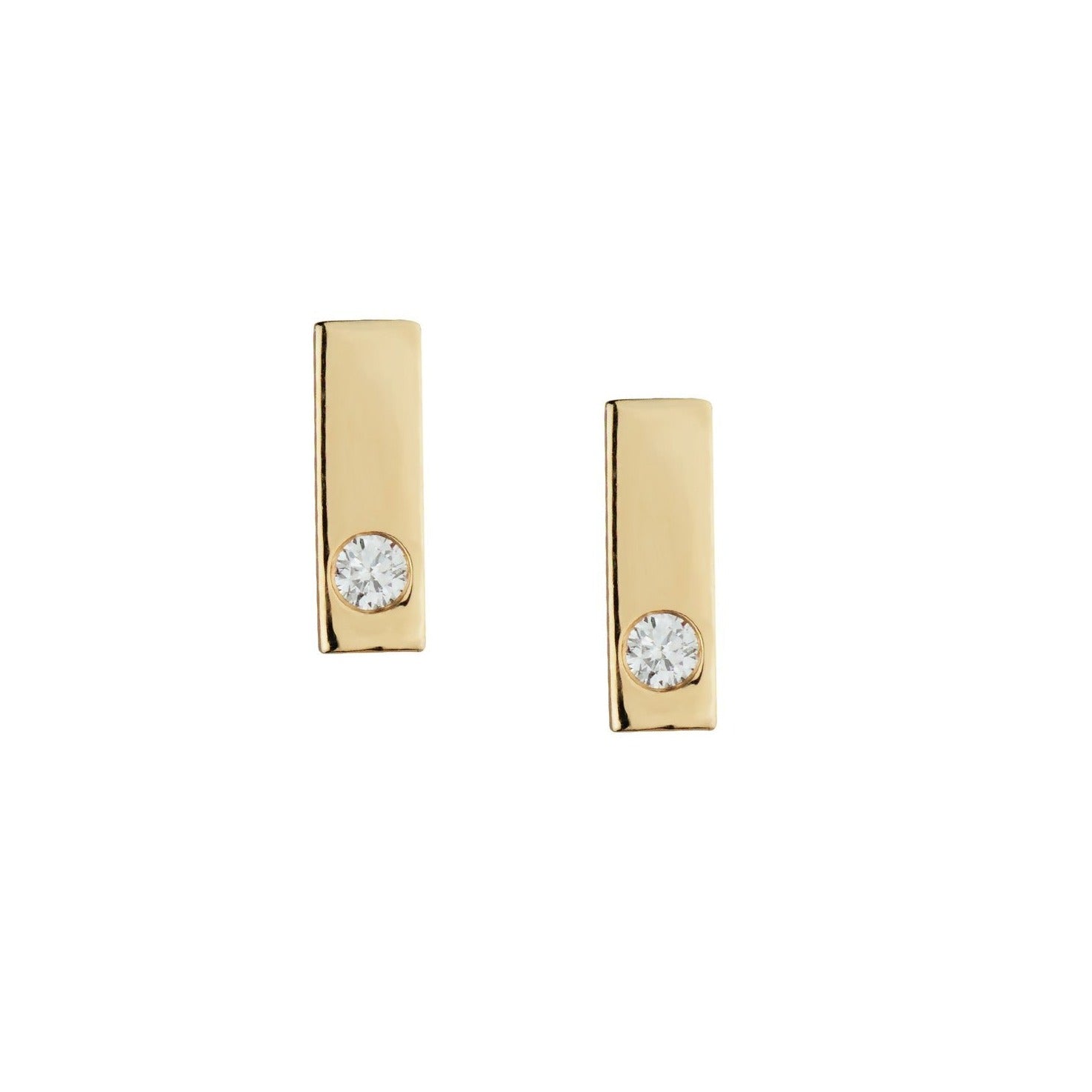 DIAMOND BAR STUDS