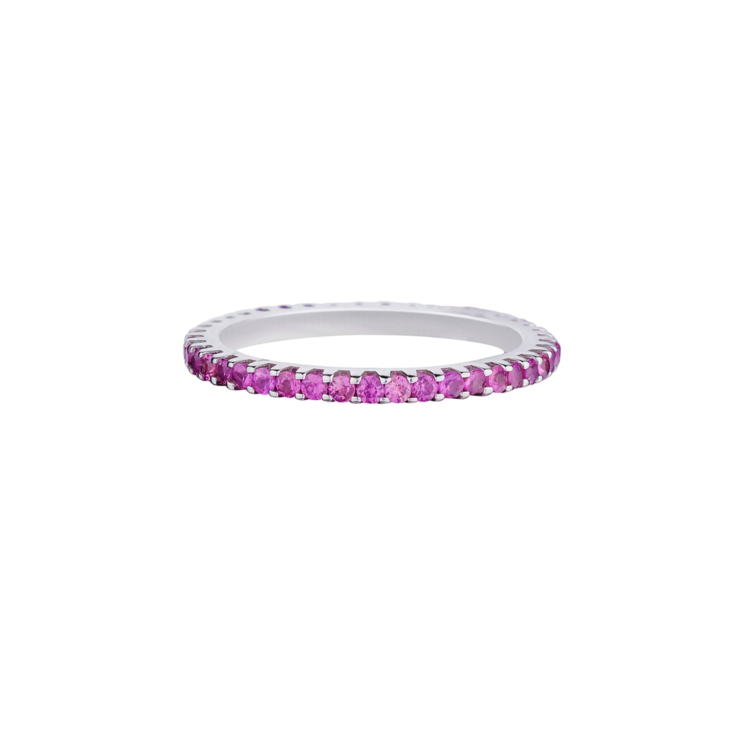 PINK SAPPHIRE ETERNITY BAND