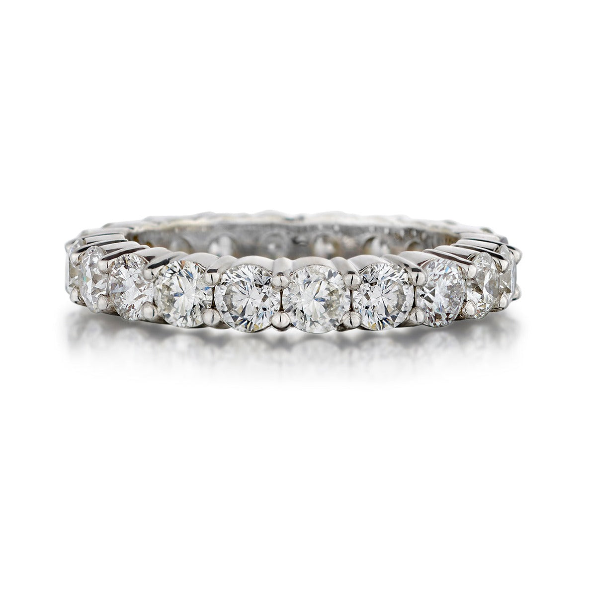 Round Brilliant Cut Diamond Eternity Band