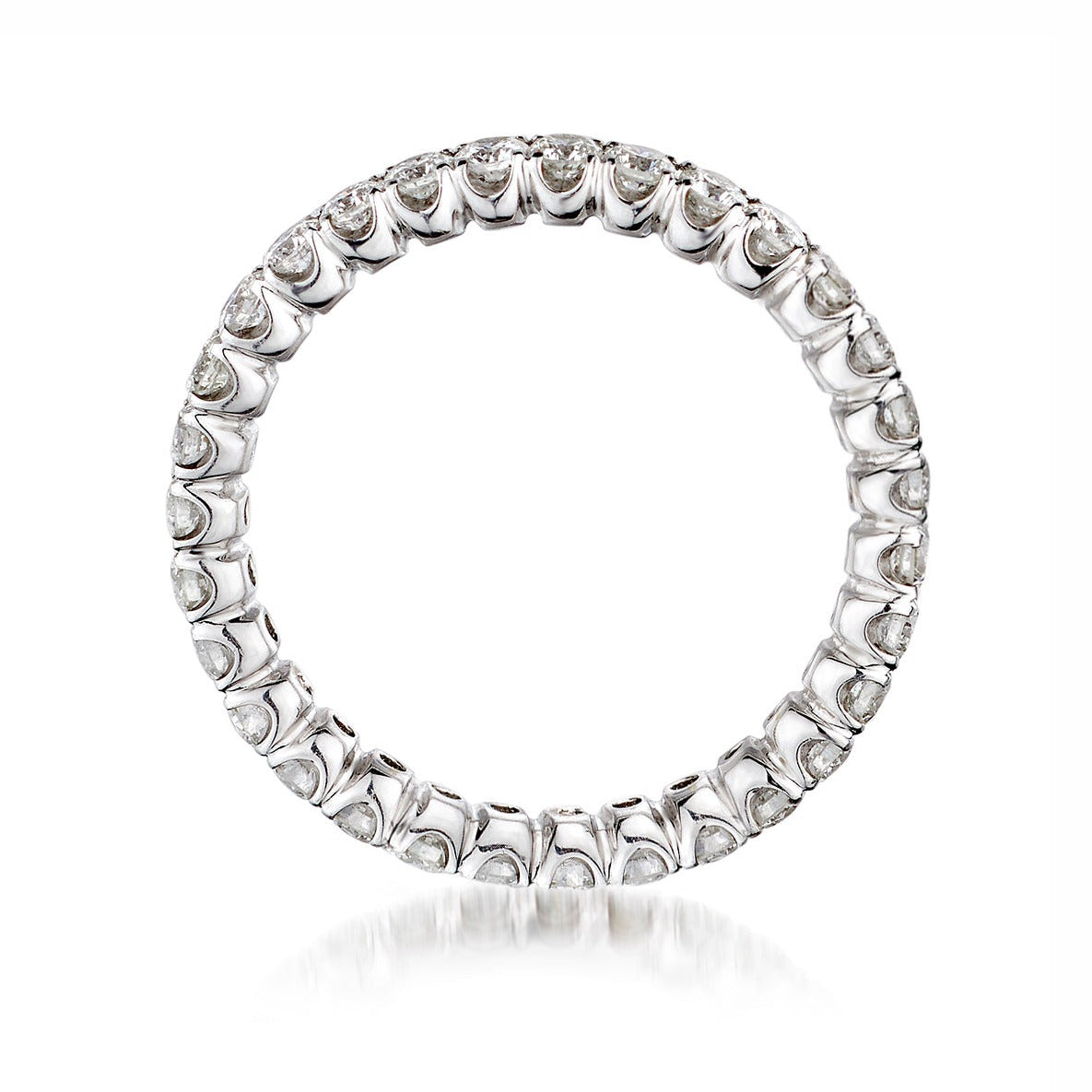 Round Brilliant Cut Diamond Band