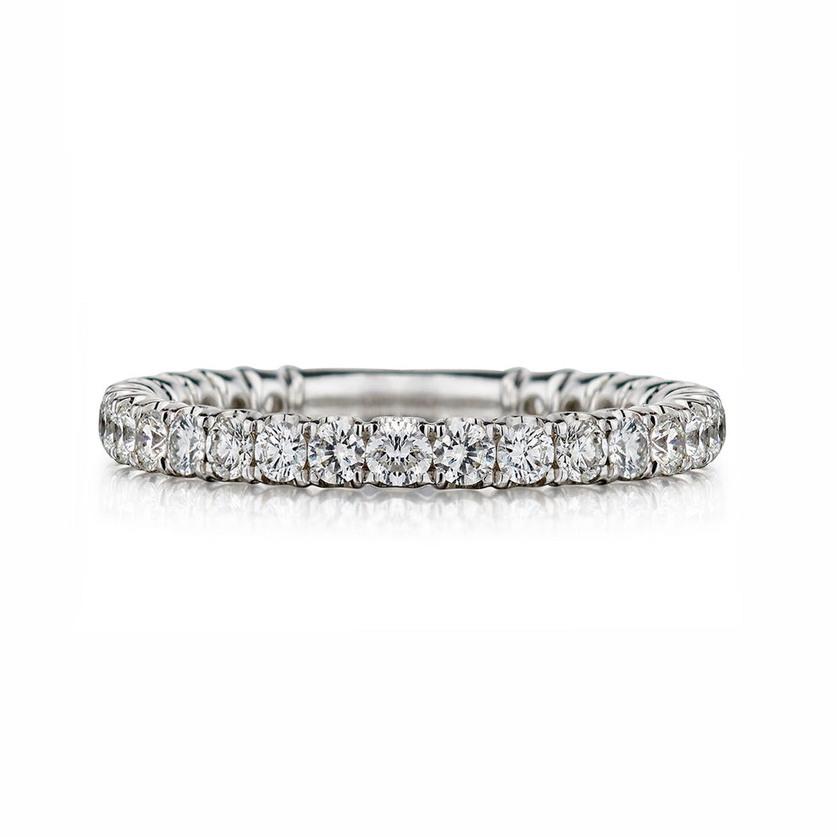 Round Brilliant Cut Diamond Band