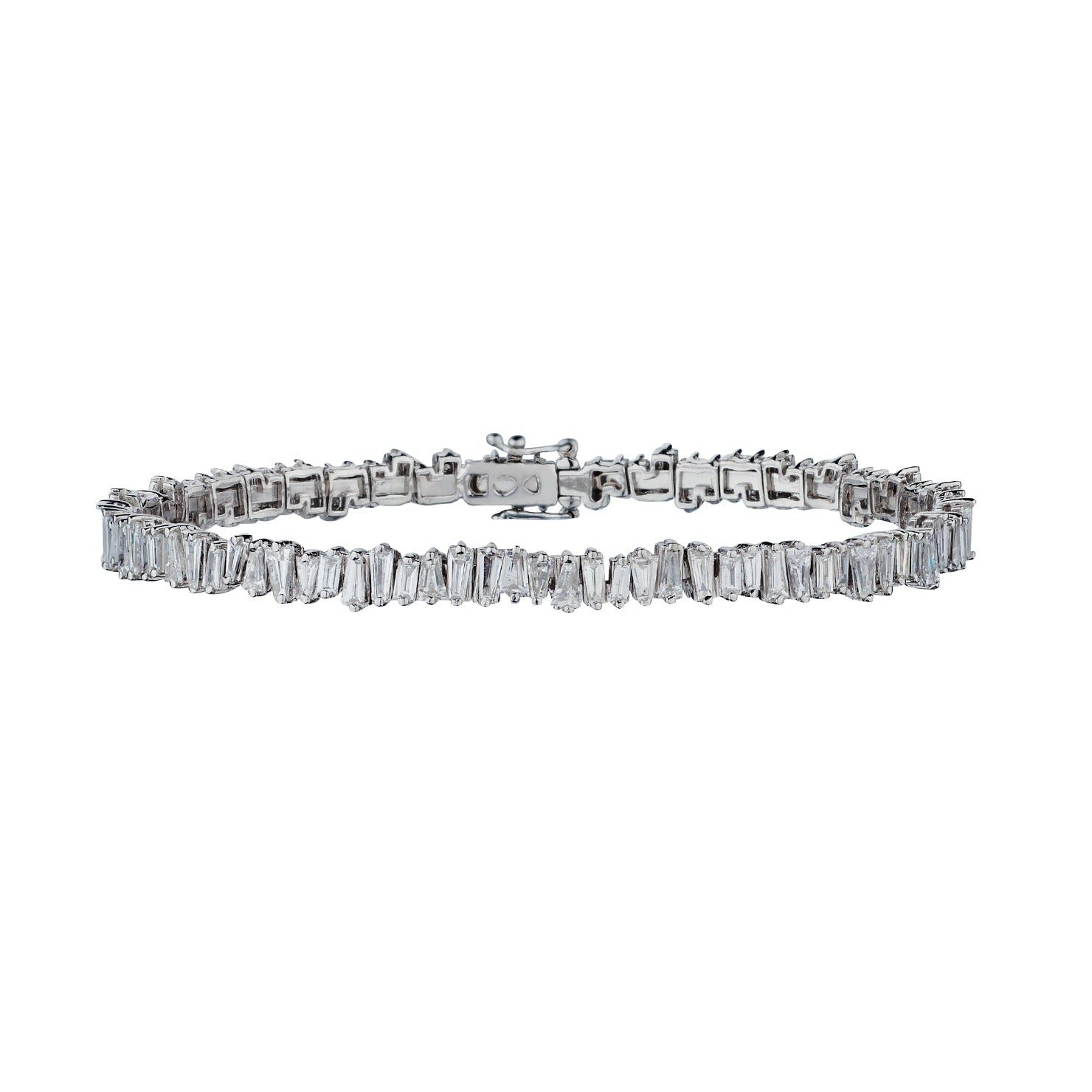 PICKET BAGUETTE DIAMOND BANGLE