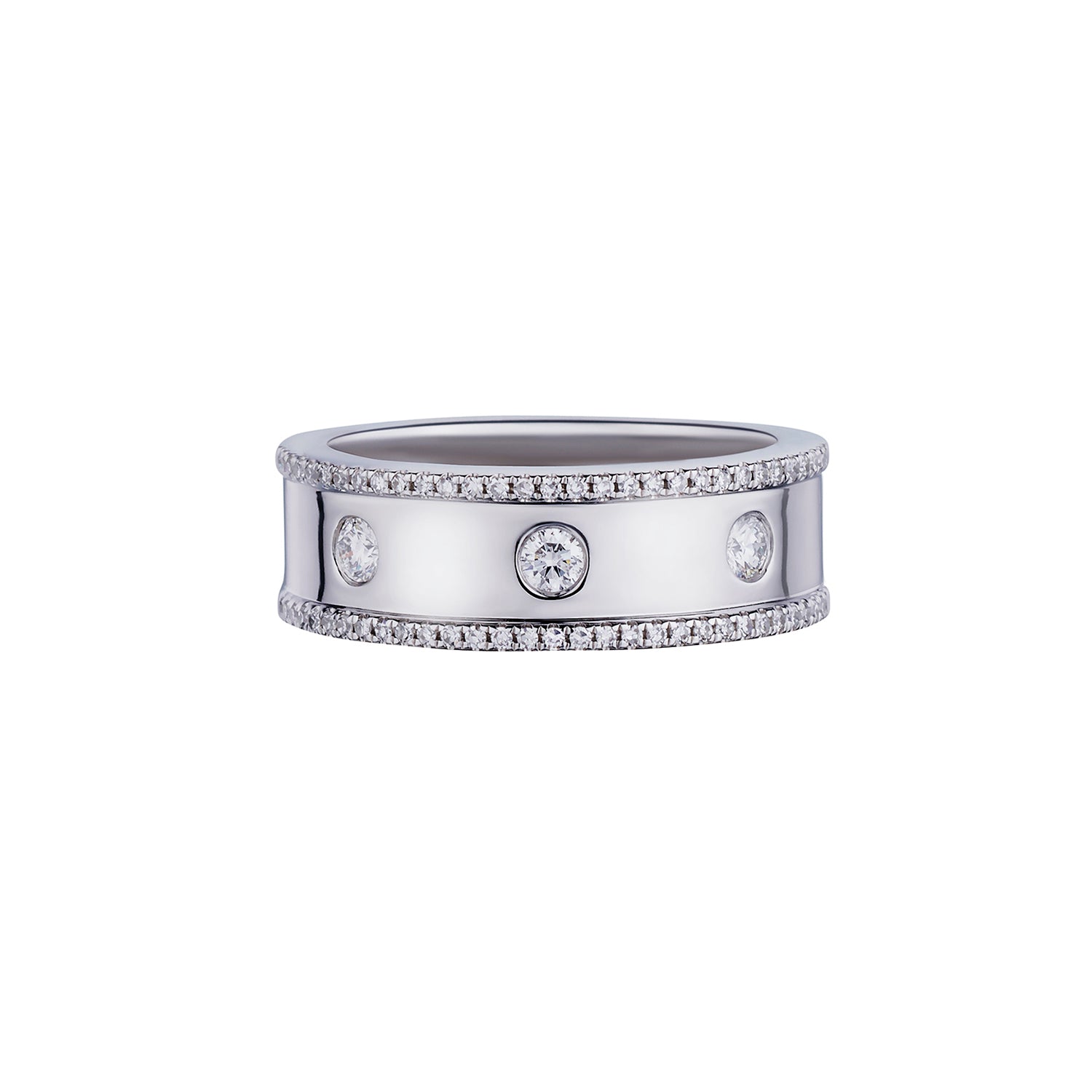 WIDE DIAMOND BAND