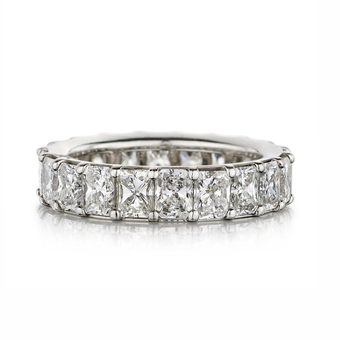 Radiant Cut Diamond Eternity Band